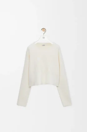 Sweter z motywem „Anagram” z mieszanki wełny