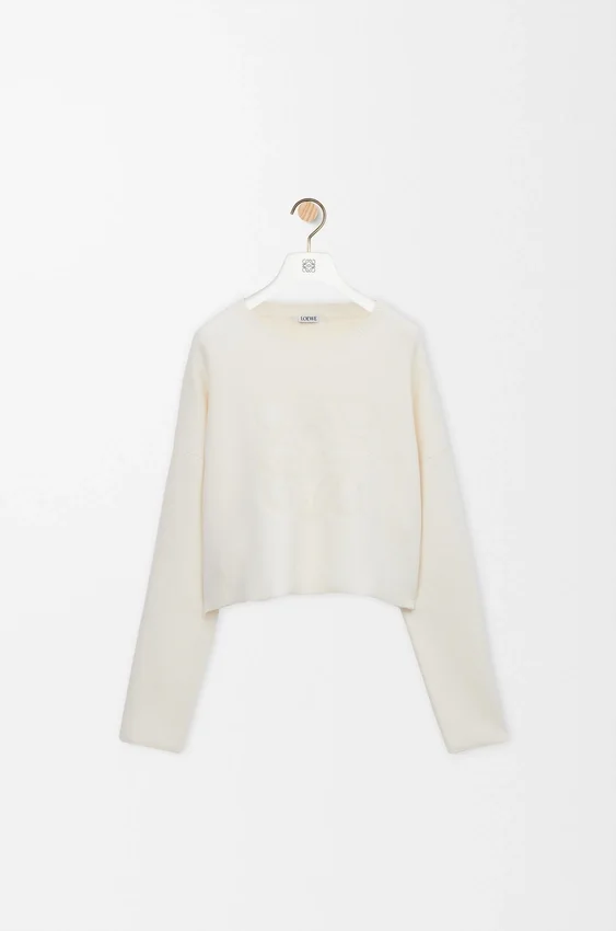 Sweter z motywem „Anagram” z mieszanki wełny Sweter z motywem „Anagram” z mieszanki wełny