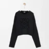 Sweter z motywem „Anagram” z mieszanki wełny Sweter z motywem „Anagram” z mieszanki wełny