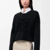 Sweter z motywem „Anagram” z mieszanki wełny Sweter z motywem „Anagram” z mieszanki wełny