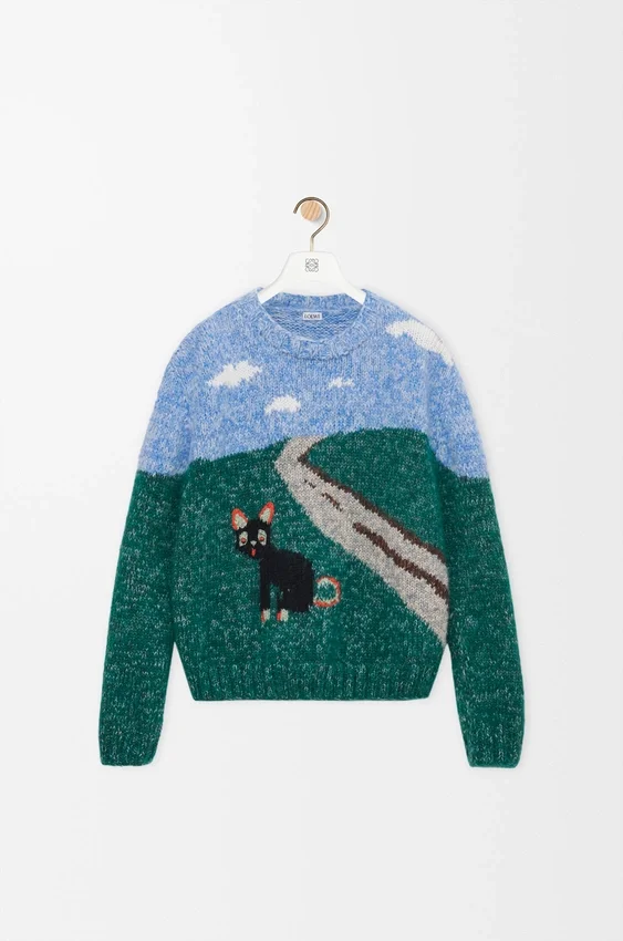 Sweter z wełny i moheru Sweter z wełny i moheru