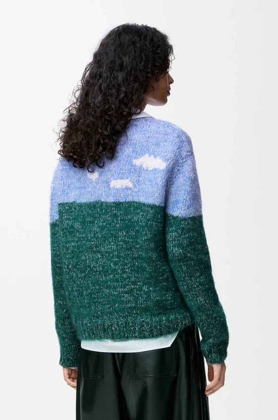 Sweter z wełny i moheru Sweter z wełny i moheru