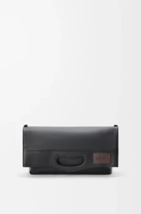 Torba „Bob Folded Tote” z błyszczącej, miękkiej skóry cielęcej