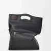 Torba „Bob Folded Tote” z błyszczącej, miękkiej skóry cielęcej