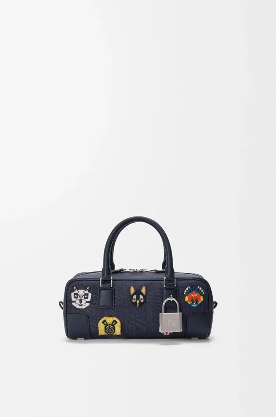 Torba Cats Amazona 23 w wersji skróconej z haftowanego dżinsu Torba Cats Amazona 23 w wersji skróconej z haftowanego dżinsu