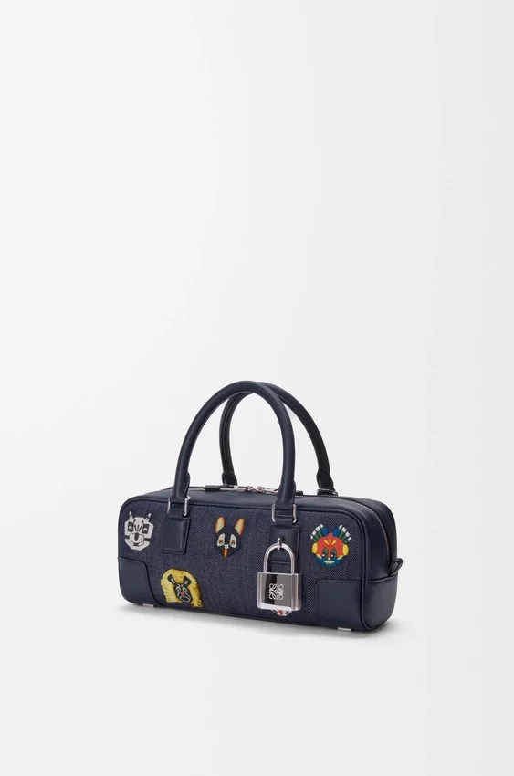 Torba Cats Amazona 23 w wersji skróconej z haftowanego dżinsu Torba Cats Amazona 23 w wersji skróconej z haftowanego dżinsu