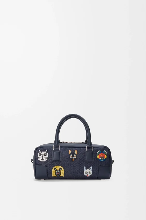 Torba Cats Amazona 23 w wersji skróconej z haftowanego dżinsu Torba Cats Amazona 23 w wersji skróconej z haftowanego dżinsu