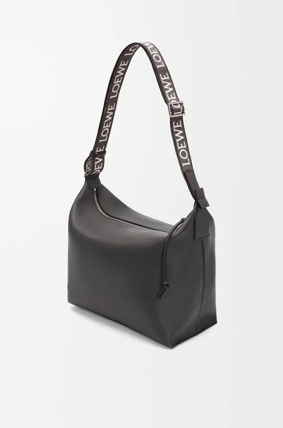 Torba Cubi Crossbody z miękkiej, gładkiej skóry cielęcej i żakardu Torba Cubi Crossbody z miękkiej, gładkiej skóry cielęcej i żakardu