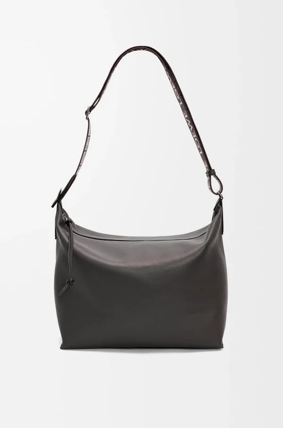 Torba Cubi Crossbody z miękkiej, gładkiej skóry cielęcej i żakardu Torba Cubi Crossbody z miękkiej, gładkiej skóry cielęcej i żakardu