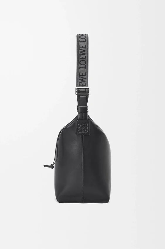 Torba Cubi Crossbody z miękkiej, gładkiej skóry cielęcej i żakardu Torba Cubi Crossbody z miękkiej, gładkiej skóry cielęcej i żakardu