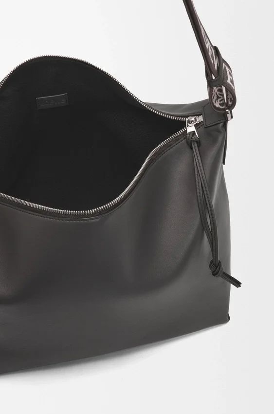 Torba Cubi Crossbody z miękkiej, gładkiej skóry cielęcej i żakardu Torba Cubi Crossbody z miękkiej, gładkiej skóry cielęcej i żakardu
