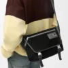 Torba Flex Messenger w rozmiarze średnim z płótna i zamszu Torba Flex Messenger w rozmiarze średnim z płótna i zamszu
