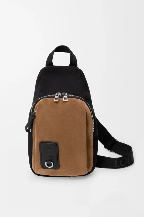 Torba Flex Sling z płótna i zamszu Torba Flex Sling z płótna i zamszu