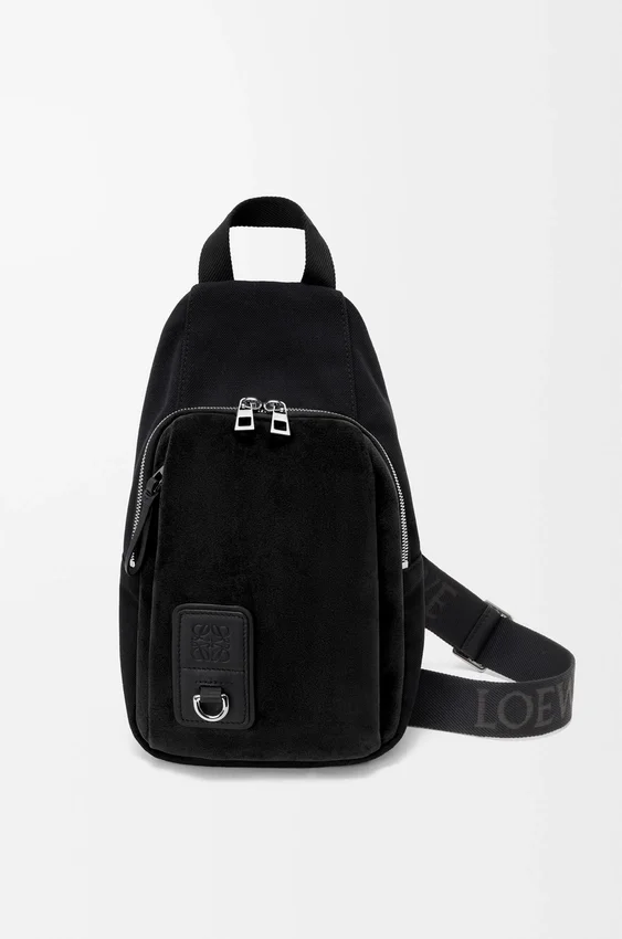 Torba Flex Sling z płótna i zamszu Torba Flex Sling z płótna i zamszu