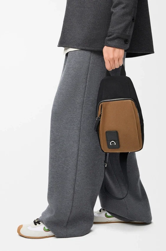 Torba Flex Sling z płótna i zamszu Torba Flex Sling z płótna i zamszu