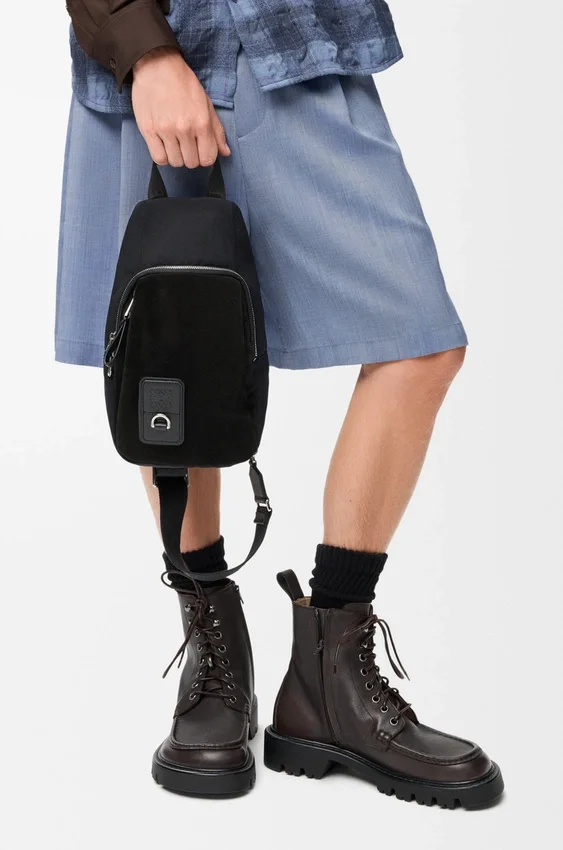 Torba Flex Sling z płótna i zamszu Torba Flex Sling z płótna i zamszu