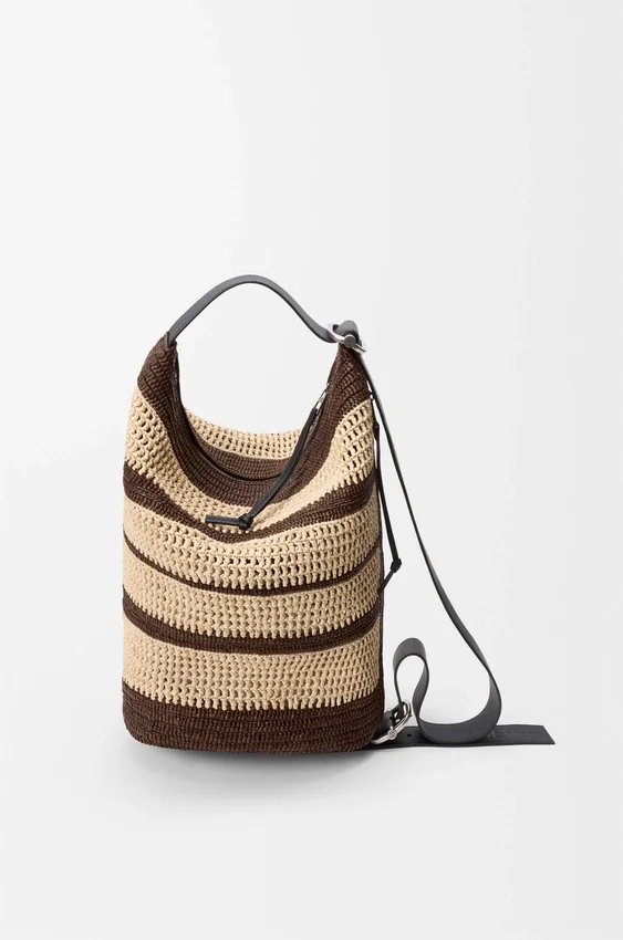 Torba „Loop Bucket” z rafii Torba „Loop Bucket” z rafii