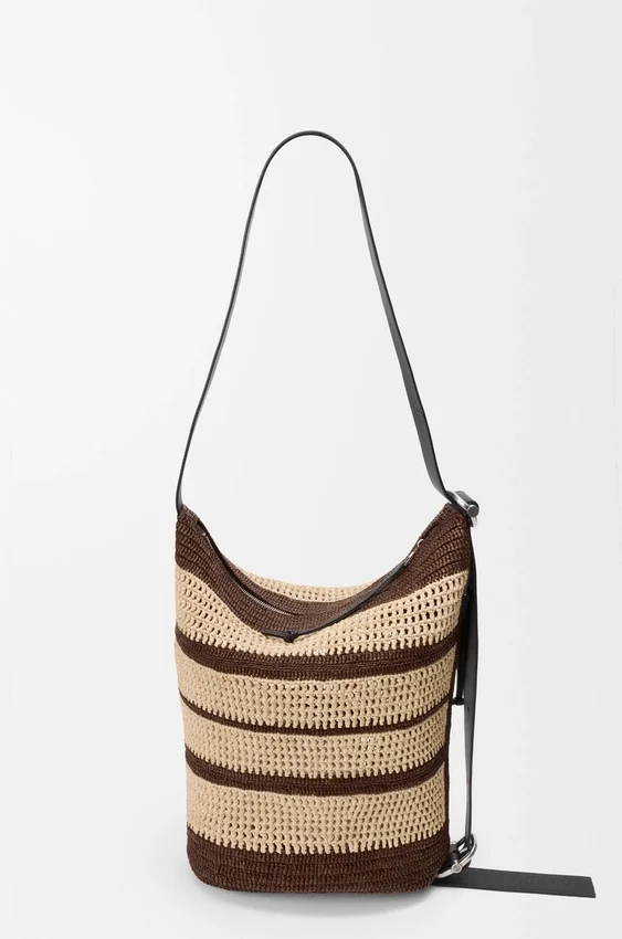 Torba „Loop Bucket” z rafii Torba „Loop Bucket” z rafii