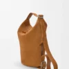Torba „Loop Bucket” z zamszowej skóry cielęcej Torba „Loop Bucket” z zamszowej skóry cielęcej