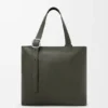Torba „Loop Zipped Tote” z miękkiej skóry cielęcej o ziarnistej fakturze Torba „Loop Zipped Tote” z miękkiej skóry cielęcej o ziarnistej fakturze