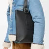 Torba „Loop Zipped Tote” z miękkiej skóry cielęcej o ziarnistej fakturze Torba „Loop Zipped Tote” z miękkiej skóry cielęcej o ziarnistej fakturze