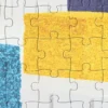 Torba Puzzle 10 Confetti z klasycznej skóry cielęcej Torba Puzzle 10 Confetti z klasycznej skóry cielęcej