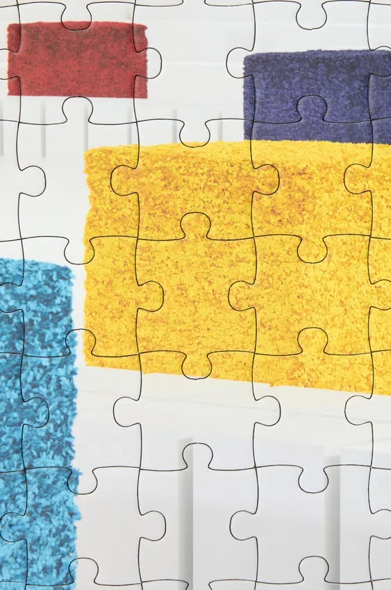 Torba Puzzle 10 Confetti z klasycznej skóry cielęcej Torba Puzzle 10 Confetti z klasycznej skóry cielęcej