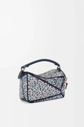 Torba Puzzle 10 Confetti z klasycznej skóry cielęcej
