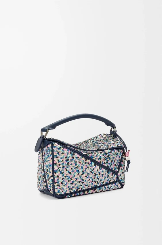 Torba Puzzle 10 Confetti z klasycznej skóry cielęcej Torba Puzzle 10 Confetti z klasycznej skóry cielęcej