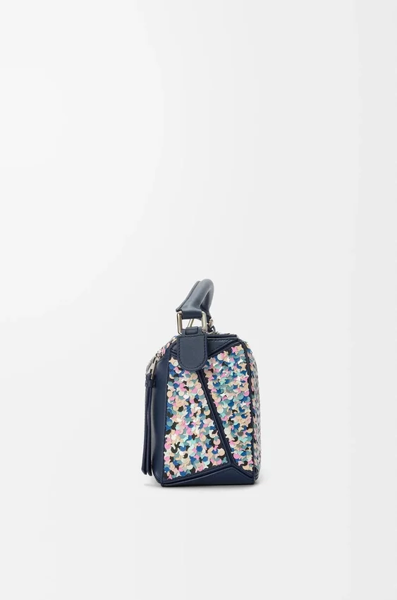 Torba Puzzle 10 Confetti z klasycznej skóry cielęcej Torba Puzzle 10 Confetti z klasycznej skóry cielęcej
