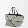 Torba Puzzle Fold w rozmiarze XXL z płótna żakardowego i skóry cielęcej Torba Puzzle Fold w rozmiarze XXL z płótna żakardowego i skóry cielęcej