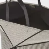 Torba Puzzle Fold w rozmiarze XXL z płótna żakardowego i skóry cielęcej Torba Puzzle Fold w rozmiarze XXL z płótna żakardowego i skóry cielęcej