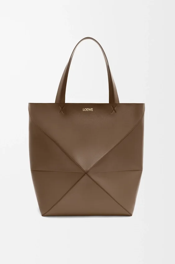 Torba Puzzle Fold XL z błyszczącej skóry cielęcej Torba Puzzle Fold XL z błyszczącej skóry cielęcej