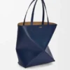 Torba Puzzle Fold XL z błyszczącej skóry cielęcej Torba Puzzle Fold XL z błyszczącej skóry cielęcej