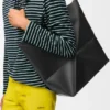 Torba Puzzle Fold XL z błyszczącej skóry cielęcej
