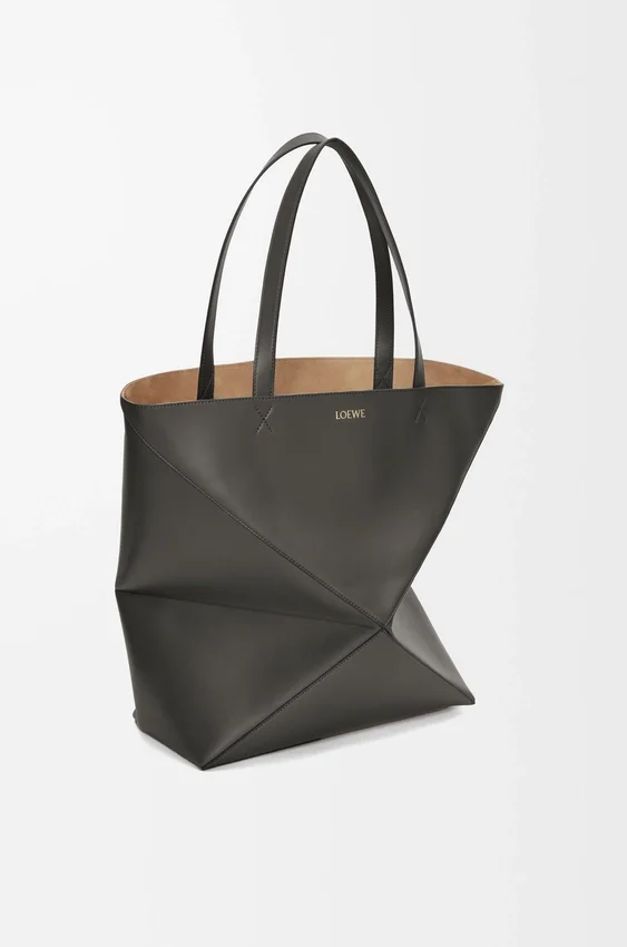Torba Puzzle Fold XL z błyszczącej skóry cielęcej Torba Puzzle Fold XL z błyszczącej skóry cielęcej