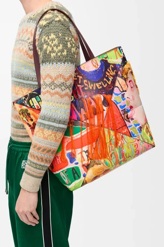 Torba Puzzle Fold XL z klasycznej skóry cielęcej Torba Puzzle Fold XL z klasycznej skóry cielęcej