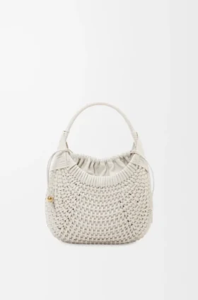 Torba typu hobo „Diamond” ze skóry cielęcej