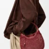 Torba typu hobo „Diamond” ze skóry cielęcej Torba typu hobo „Diamond” ze skóry cielęcej