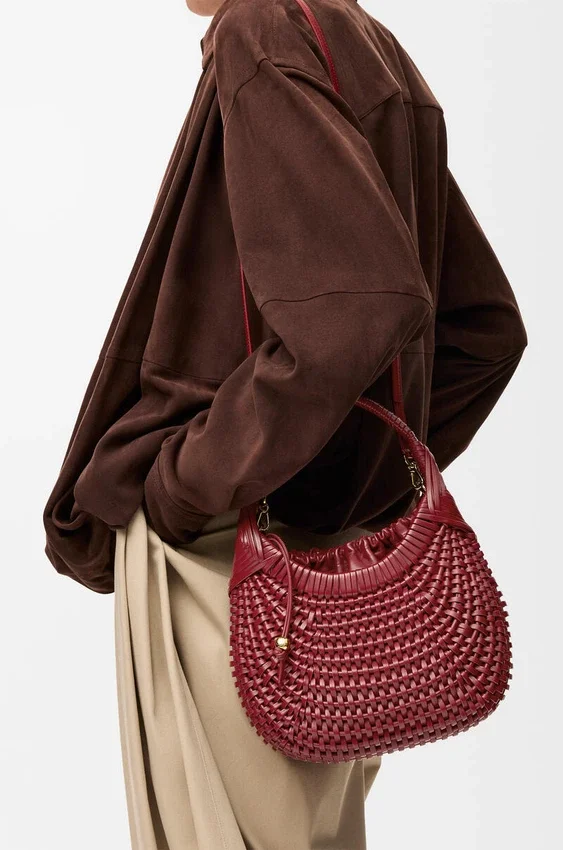 Torba typu hobo „Diamond” ze skóry cielęcej Torba typu hobo „Diamond” ze skóry cielęcej