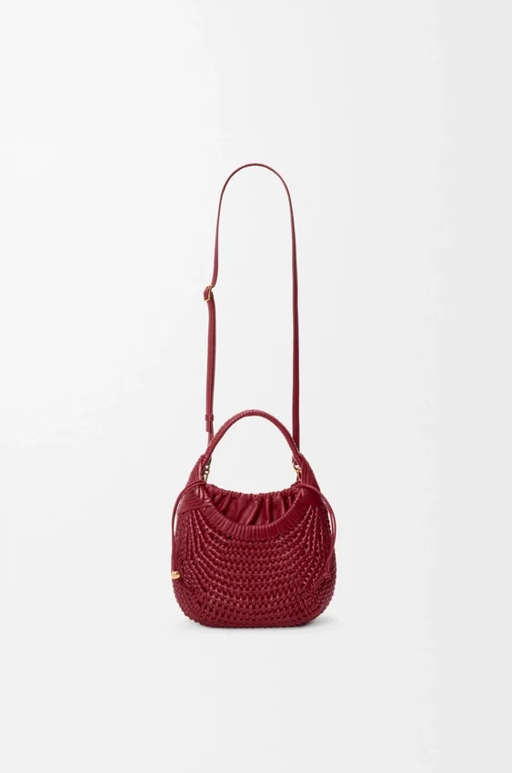 Torba typu hobo „Diamond” ze skóry cielęcej Torba typu hobo „Diamond” ze skóry cielęcej