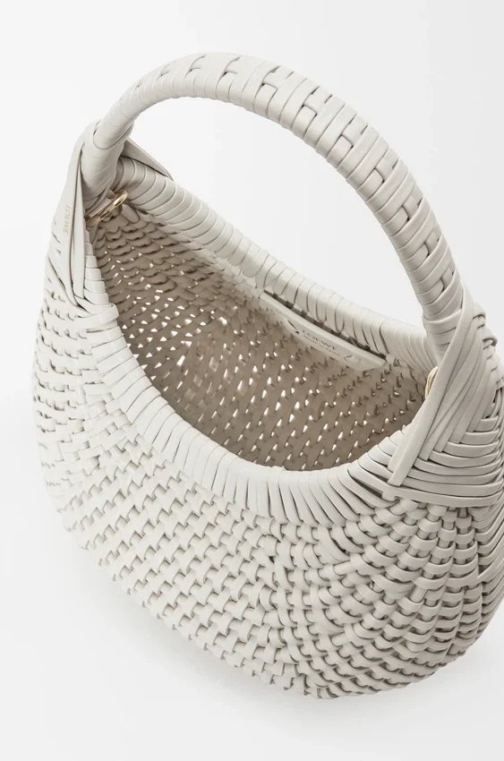 Torba typu hobo „Diamond” ze skóry cielęcej Torba typu hobo „Diamond” ze skóry cielęcej