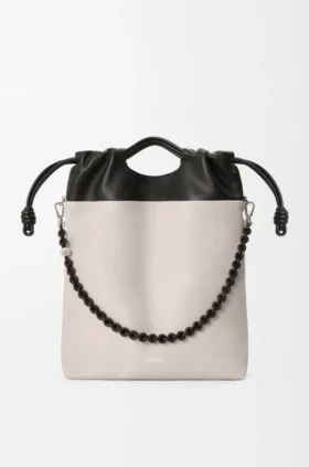 Torba typu tote „Flamenco Purse” z miękkiej skóry jagnięcej typu nappa