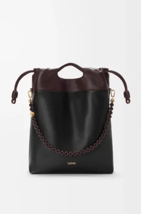 Torba typu tote „Flamenco Purse” z miękkiej skóry jagnięcej typu nappa