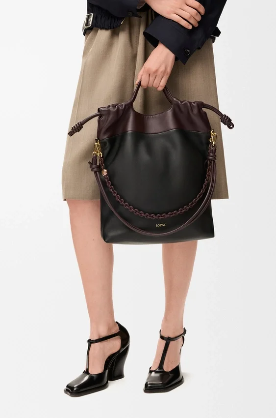 Torba typu tote „Flamenco Purse” z miękkiej skóry jagnięcej typu nappa Torba typu tote „Flamenco Purse” z miękkiej skóry jagnięcej typu nappa