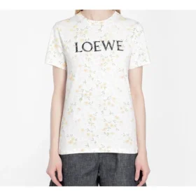 Wersja Flower Cotton z krótkim rękawem, biała S540333Xar-2108 Wersja Flower Cotton z krótkim rękawem, biała S540333Xar-2108