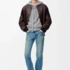 Wąskie dżinsy z denimu Wąskie dżinsy z denimu