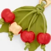 Zawieszka „Cherry” z klasycznej skóry cielęcej Zawieszka „Cherry” z klasycznej skóry cielęcej